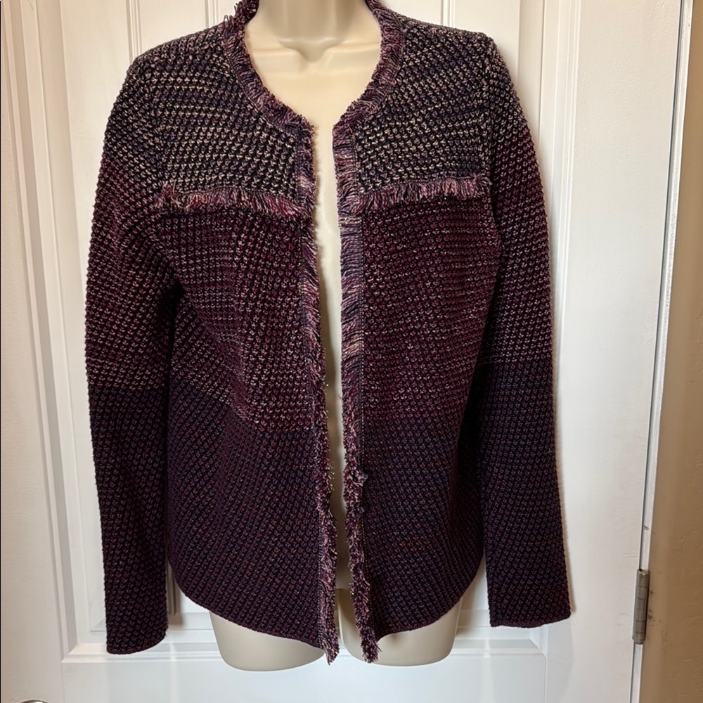 Women’s Chico’s cardigan sweater. Purple. Size US medium.